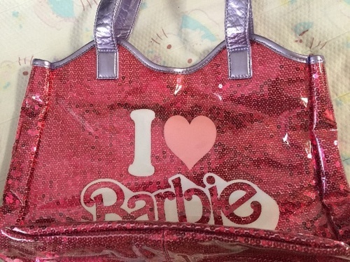 Barbie スパンコールのキラキラバッグ