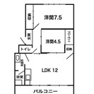 値下げしました ! 仲介手数料、敷礼不要  南向き４階角部屋 明...