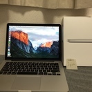 BTO済み 13インチMacBook Pro Retina early2015 16GB USキーボード 