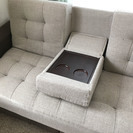 ニトリ ソファベッド 使用品の画像