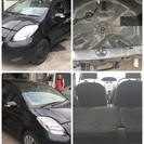 平成21年車Vitz(ヴィッツ)事故車現状 底走行！値下げ大特価！の画像