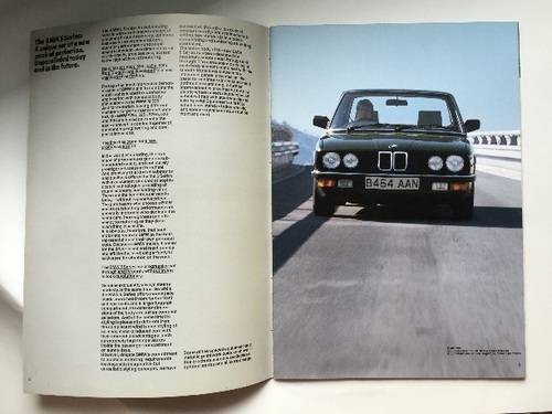 1985年イギリス版★BMWカタログ 5シリーズ 518i 520i 525i 528i