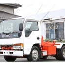 いすゞ エルフ 脱着装置付コンテナ専用車 コンテナ車 アームロール 極東の画像