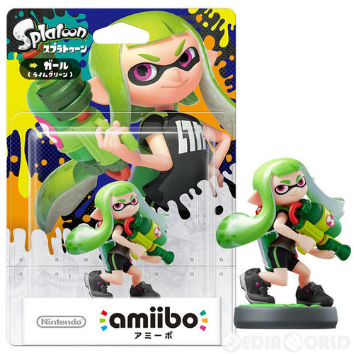 ☆新品即納☆amiibo(アミーボ) ガール【ライムグリーン】
