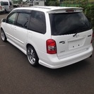 MPV 予備検査付！25000キロ！4WD！ローダウン！18インチ！マフラー！の画像
