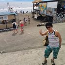 辻堂海岸でBBQ！