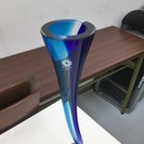 【最終処分】高級ガラス花瓶 ① 手作品 全国送料無料の画像
