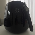 【1回のみ使用PHILIPSノンフライヤー】説明書・レシピ付きの画像