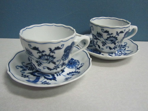 Blue Danube】ブルーダニューブ◇カップ＆ソーサー◇2客◇美品 (ぐっ