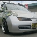 （売約済み）車検２年付き！！ニッサン マーチ キャンバー ヘラフ...