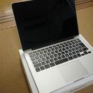 【値下げ！】美品 MacBook Pro Retina 13インチ,256GB SSD, 8GB memory 2013年モデル