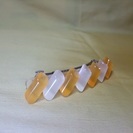 値下げします。￥６００を￥３００に！！バレッタ（オレンジ）💛 ヘアアクセサリーの画像