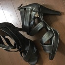 レースアップサンダル Lサイズの画像