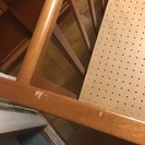 茶色のベビーベッド売りますの画像