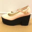titty&Co Tストラップ 厚底パンプス Lの画像