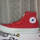 新品　未使用！(展示品は更に安価）　CONVERSE コンバース 　ALL STAR HEARTDOT HI 　　　　　　　　　オールスター ハートドット　ハイカットの画像
