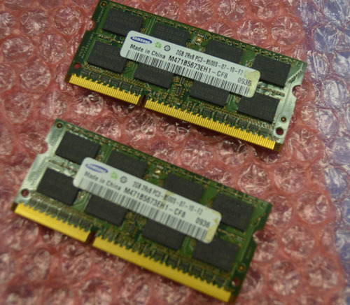 ノートPC用メモリのご案内です