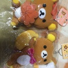 広島・大阪限定品 リラックマ キーチェーン ぬいぐるみ 2個セットの画像