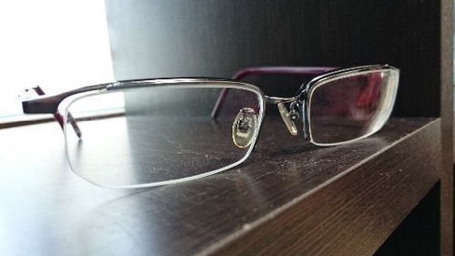 【新品同様】プラダ PRADA 眼鏡 メガネ シルバー レッド