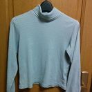 美品　Mサイズ　カットソーのアンサンブル　水色の画像