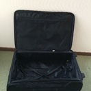 無印 折りたたみスーツケース （黒）の画像