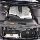 （売約済み）車検２年付き トヨタ セルシオ 純正ブラック Ｂer version 黒本革 サンルーフ 車高調の画像