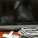 自宅引き取り限定◯美品◯動作確認済み◯SHARP AQUOS 2006年製20インチ ◯LC20-AX6◯リモコン&同軸ケーブル付きの画像