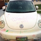 らくがきカー🚕で・・Happy♥Wedding ♪(*^^)o∀...