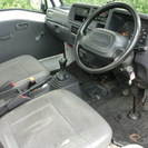 ★サンバートラック４ＷＤ　検査３０年３月　５速車　パートタイム４ＷＤ　荷台シート付きの画像