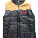 新品未使用品　中綿入りベスト　150センチ 黒　未使用