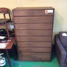 【家具】ACTUS　タンス　天然木　の画像