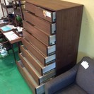 【家具】ACTUS　タンス　天然木　の画像