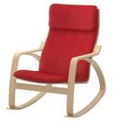 IKEA  POÄNGアームチェア+フットスツール　定価35,980-の画像