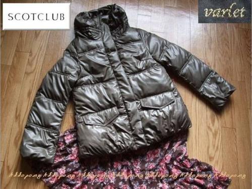 【新品】スコットクラブ系varlet マニッシュダウンコート カーキ SCOTCLUB トレンド光沢