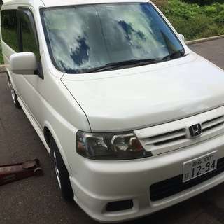  ホンダ ステップワゴン 2.4 スパーダ 24T 4WD　DVD ETC 電動ドア （ホワイト） ミニバンの画像