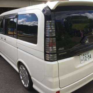  ホンダ ステップワゴン 2.4 スパーダ 24T 4WD　DVD ETC 電動ドア （ホワイト） ミニバンの画像