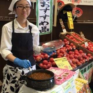 マーガリンの試食販売の画像
