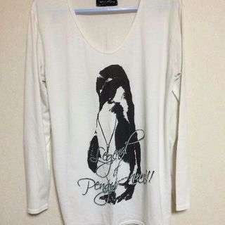 ペンギン🐧ロングTシャツ★メンズ