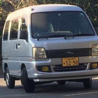 H18年、サンバー、車検30.3,マニエル、ワンオーナーキーレス