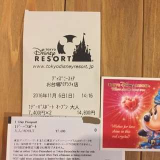 ディズニー★パスポート★2枚の画像