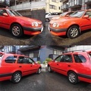 ☆平成１１年式　トヨタスプリンターカリブロッソ　４ＷＤ　サンルーフ付き　４ナンバー構造変更済み　車検平成２９年１０月までの画像