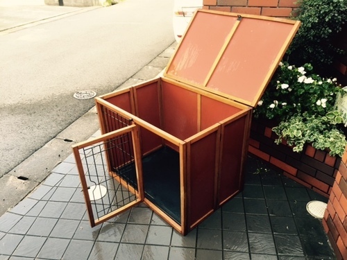 犬小屋室内・室外　中型犬用　(取りに来られる方へ）