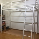 ロフトベッド/シングル ホワイト（IKEA  TROMSÖ）の画像