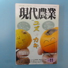 現代農業　2011年11月号　「ユズ VS カキ」