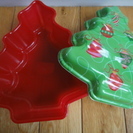 ★クリスマス★北欧のツリー型プラスティック小物入れの画像