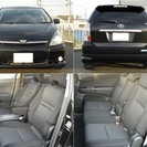 売約★ありがとうございました★改造多数☆車検30年8月☆ウィッシュ 1.8XSパッケージ☆黒ブラック☆ＥＴＣ☆ＤＶＤナビ☆低燃費☆Ｗorkアルミ・ローダウン・社外マフラーの画像