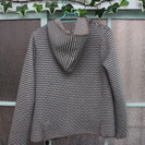 ダブルクローゼット（w closet）のボーダーパーカーの画像