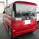 スズキ　スペーシアカスタム　660　ＴＳ(赤)　ハッチバック　軽自動車の画像