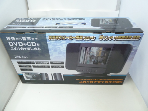 DVD CDﾌﾟﾚｲﾔｰ　ZM-9C