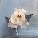 コサージュ 白